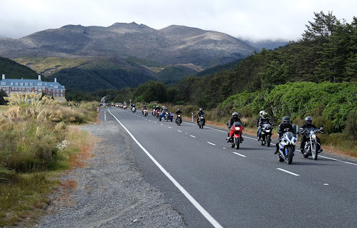Motorcyclists Ruapehu The Timber Trail